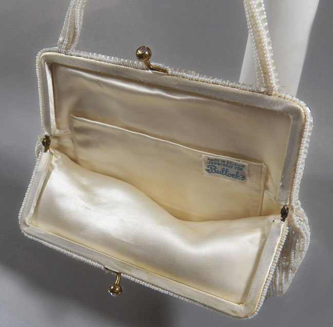 vintage bridal bag